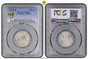 1915-D Mark J-17 MS65