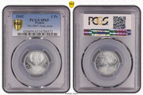 1942 P1 Fr VG-5607 Avec croix SP65