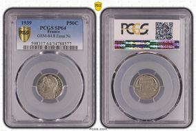 1939 P50C GEM-84.8 Essai Ni SP64