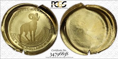 1985 $100 National Parks PR69DCAM