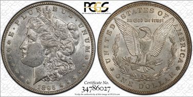 1895-O $1 AU55
