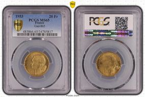 1953 20 Fr Gad-865 F-402 MS65