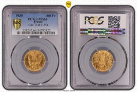 1935 100 Fr Gad-1148 F-554 MS64