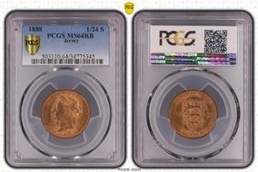 1888 1/24 S MS64RB