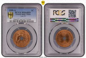 1900-A 1C Lec-55 MS64RD