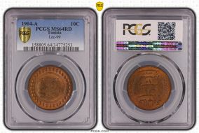 AH1322-1904-A 10C Lec-99 MS64RD