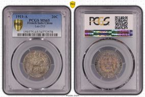 1911-A 20C Lec-210 MS65
