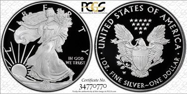 2018-W $1 Silver Eagle First Strike PR70DCAM