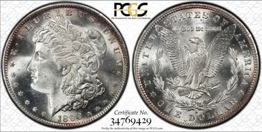 1890-S $1 MS66