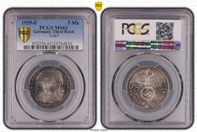 1939-E 5 Mk J-367 MS63