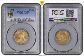 1898 Pond KM-10.2  Au AU58