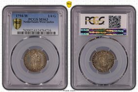 1794-W 1/4 G KM-2 Utrecht MS63