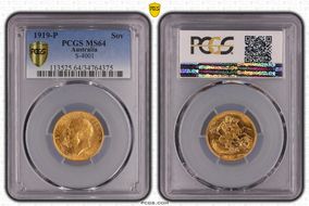 1919-P Sov S-4001 MS64