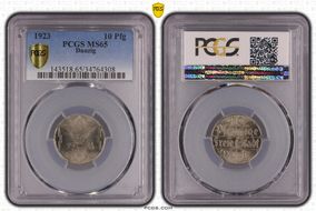 1923 10 Pfg KM-143 MS65