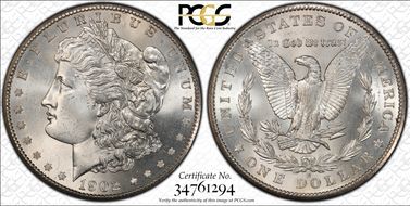 1902-S $1 MS66