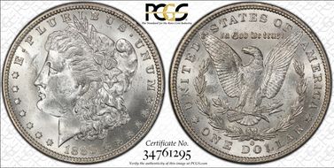 1888-O $1 VAM 1B Scarface MS62