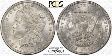1888-O $1 MS63