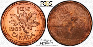 1985 1C Blunt 5 MS63RD