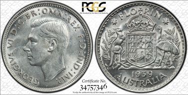 1939(m) Florin AU58