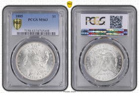 1885 $1 MS63