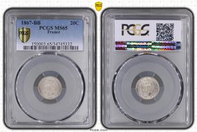 1867-BB 20C Gad-309 F-150 MS65