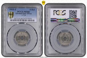 1913-J 5 Hel J-718 MS66