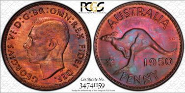 1950 (m) 1D KM-43 MS65RB