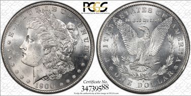 1900-S $1 MS65