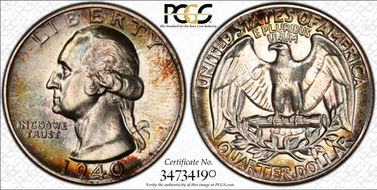1940 25C PR68