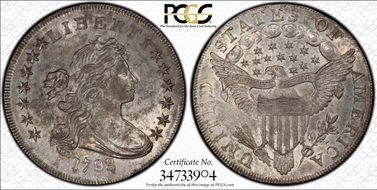 1798 $1 Large Eagle MS62