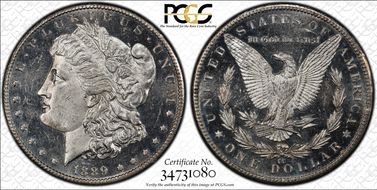 1889-CC $1 MS63DMPL