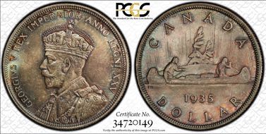 1935 S$1 MS66+