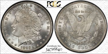 1892-CC $1 MS65
