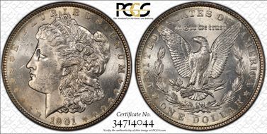 1901 $1 MS61