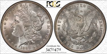 1888-O $1 MS65
