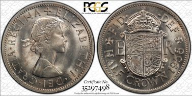 1958 1/2 Cr S-4145 MS65