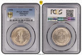 1958 50C MS65
