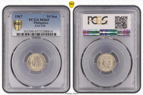 1967 10 Sen MS65