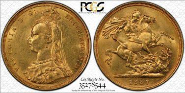 1887-S Sov S-3868A DISH S1 1st Obverse 1st Obv Long JEB Aligned Right AU58