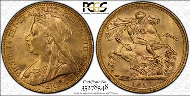 1901-M Sov S-3875 MS62