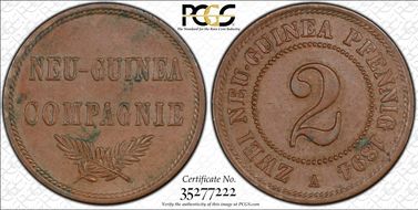 1894-A 2 Pfg KM-2 MS62BN