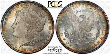 1878 7/8TF $1 VAM 41A MS62