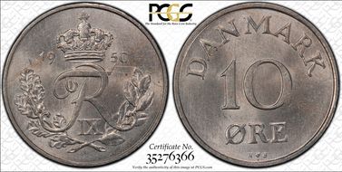 1950 NS 10 Øre MS65