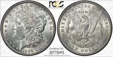 1896 $1 MS62