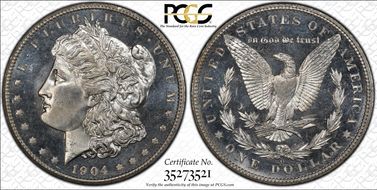 1904-O $1 MS66+ DMPL