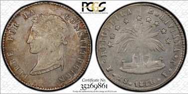 1856-PTS FJ 2 Sol AU53