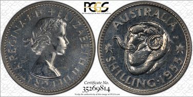 1955(m) Shil KM-59 Ag PR65