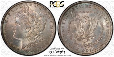 1883-O $1 MS64