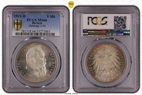 1911-D 5 Mk Birthday J-50 MS66