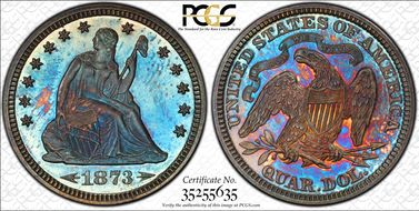 1873 25C Arrows PR66